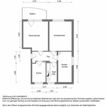 Foto - 3 Zimmer Etagenwohnung zur Miete in Zwickau
