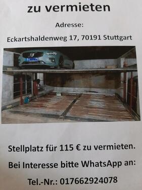 Foto - stellpllatz - 115,00&nbsp;EUR Miete,