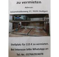 stellpllatz - 115,00&nbsp;EUR Miete, in Stuttgart (PLZ: 70191) Stuttgart-Nord