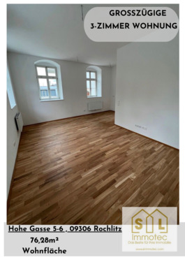 Foto - +++ Leben in einem historischen Baudenkmal 3 Zimmer (WE02) Parkettboden +++