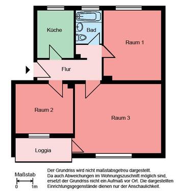 Foto - 3 Zimmer Erdgeschoßwohnung zur Miete in Hemer