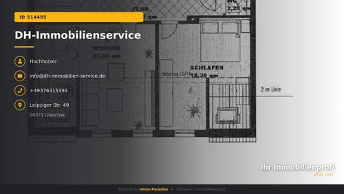 Foto - 3 Zimmer Dachgeschoßwohnung zur Miete in Zwickau
