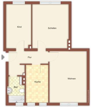 Foto - 2.5 Zimmer Etagenwohnung in Mönchengladbach