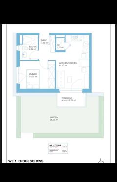 Foto - Wohnung in Elstal - 836,00&nbsp;EUR Kaltmiete, ca.&nbsp; 40,60&nbsp;m&sup2;