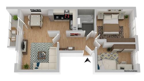 Foto - Etagenwohnung in Suhl zur Miete