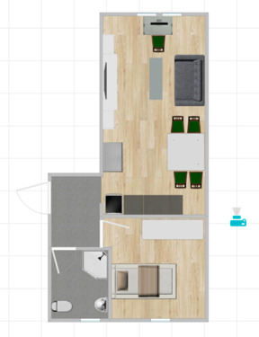 Foto - 2 Zimmer Etagenwohnung in Wilhelmshaven