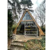 Tiny Haus Finnhütte Vollunterkellert Natur pur - Birkenwerder