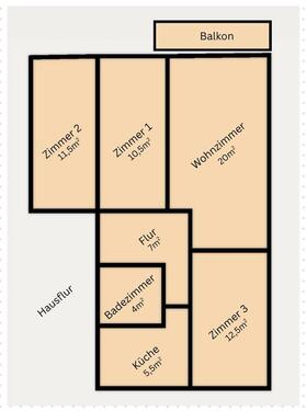 Foto - Attraktive 4-Zimmer Wohnung in ruhiger Lage von Kolkwitz