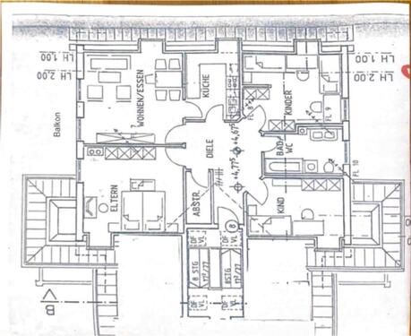 Foto - Hollfeld 4 Zimmer-Wohnung DG ca. 98 qm