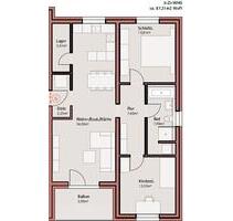 3 Zimmer Wohnung (2. OG m. Aufzug) in Gerolzhofen | Erstbez. 225