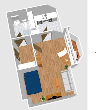 Foto - 1 Zimmer Etagenwohnung in Bördeland
