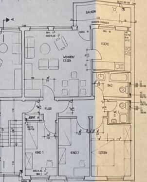 Foto - 4-Zimmer-Wohnung zu vermieten - WBS notwendig