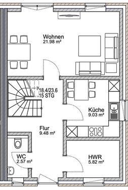 Foto - 4 Zimmer Doppelhaushälfte in Wees