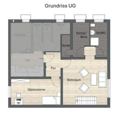 Foto - Etagenwohnung zur Miete in Gau-Algesheim
