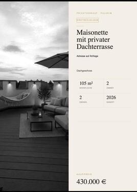 Foto - Sanierte Maisonette, Dachterrasse, neu, Pulheim Zentrum, 105qm