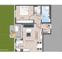 2 Zimmer Wohnung Backnang zentral, seniorengerecht, neuwertig