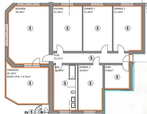 Foto - 4.5 Zimmer Etagenwohnung zur Miete in Steinen