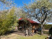 Foto - Wochenendgrundstück zu verpachten-mit Blockhütte und Baumbestand