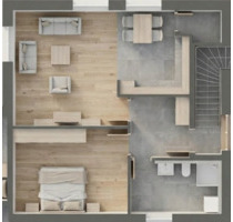 Neuwertige 2 Zimmer Wohnung mit Terrasse in ruhiger Lage (Ankum)