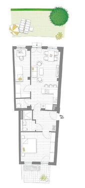 Foto - 3 Zimmer Erdgeschoßwohnung zur Miete in Nauen