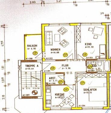 Foto - Frisch herausgeputzt: 3-Zimmer Whg. mit Balkon und Markise