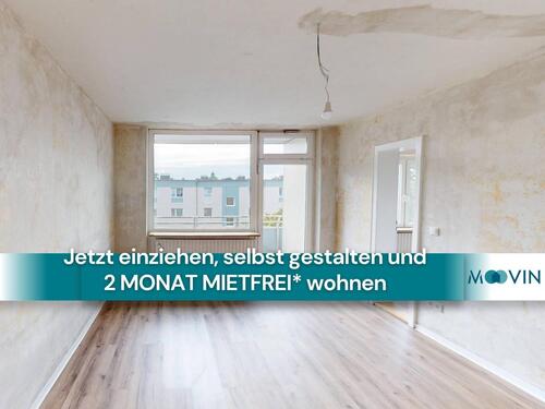 Foto - Schön geschnittene 3-Zimmer-Wohnung mit BALKON und EBK