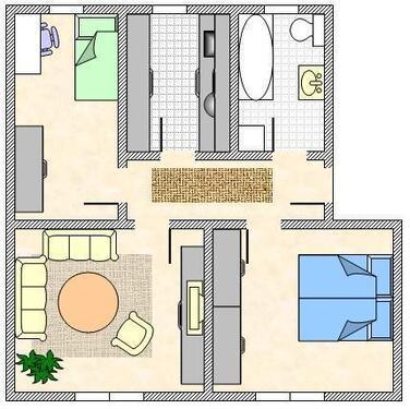Foto - Drei Raum Wohnung Meißen Triebischtal
