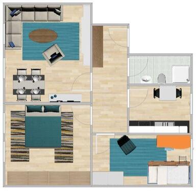 Foto - 3 Raum Wohnung Meißen Triebischtal