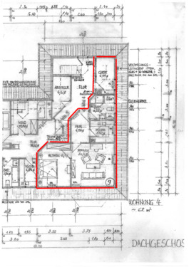 Foto - Freundliche 2,5-Zimmer-DG-Wohnung mit gehobener Innenausstattung