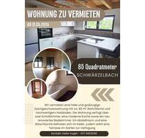 Helle moderne Wohnung - 720,00&nbsp;EUR Kaltmiete, ca.&nbsp; 85,00&nbsp;m&sup2; in Wartmannsroth (PLZ: 97797)