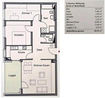 Foto - 3 Zimmer Etagenwohnung zum Kaufen in Holzgerlingen