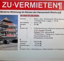 Moderne Wohnung im Herzen der Hansestadt Warburg - Borgentreich