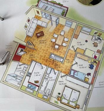 Foto - 4 Zimmer Etagenwohnung zum Kaufen in Immendingen