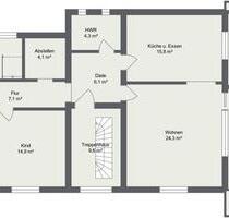 Kernsanierte 4 Zimmerwohnung (EG) in Weisendorf, Erstbezug