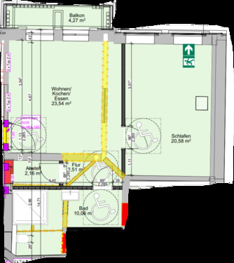 Foto - 2 Zimmer Etagenwohnung zur Miete in Worms