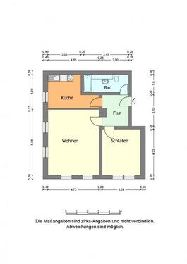 Foto - 2 Zimmer Etagenwohnung zur Miete in Merseburg