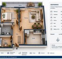 Frei ab Juli - Schöne 3-Zimmer-Wohnung in Bergkamen – 82 m² & EBK