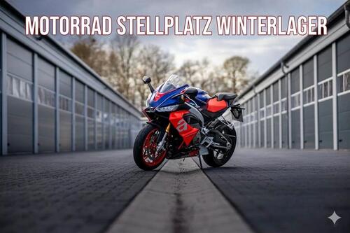 Foto - Motorrad Stellplatz Garage Halle Winterlager