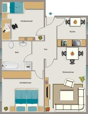 Foto - 3.5 Zimmer Etagenwohnung zur Miete in Marl