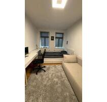 Vollmöblierte Einraumwohnung mit Balkon+Garten in Leipzig Möckern