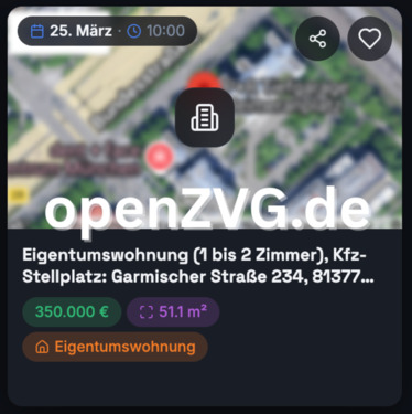 Foto - 2 Zimmer Etagenwohnung zum Kaufen in München