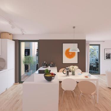 Foto - Erstbezug - barrierefreier Neubau - Bodenheizung Balkon Fensterbad mit Dusche & Wanne