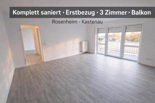 Foto - Helle, vollständig sanierte 3-Zimmer-Wohnung in Rosenheim,!Balkon