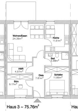 Foto - 3-Zimmer Erdgeschoss-Wohnung ab 01.07. zu vermieten Silberstedt