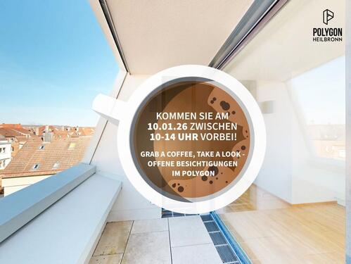 Foto - *Kommen Sie am 10.01.2026 zwischen 10:00 und 14:00 Uhr vorbei! GRAB A COFFEE, TAKE A LOOK - Offene Besichtigungen im Polygon* Diese 3-Zimmer-Wohnung im Erstbezug besticht durch ihre clevere und...
