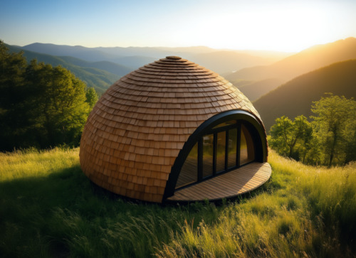 Foto - Kuppelhaus StiloHaus Comfort 4 –Ganzjahreshaus 50 m²+18 m²Galerie