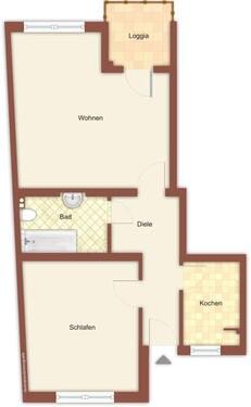 Foto - 2 Zimmer Etagenwohnung zur Miete in Mönchengladbach