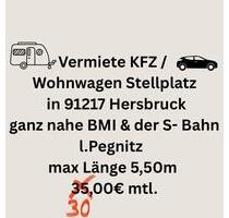 Vermiete KFZ Stellplatz Außenstellplatz in 91217 Hersbruck