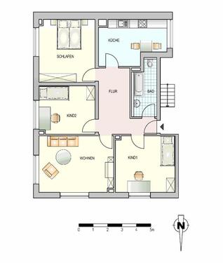 Foto - 4 Zimmer Etagenwohnung zur Miete in Ulm