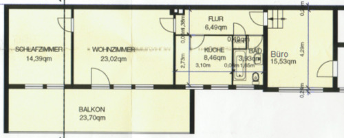 Foto - Helle 2,5-Zimmer-Wohnung mit Balkon für Sonnenanbeter